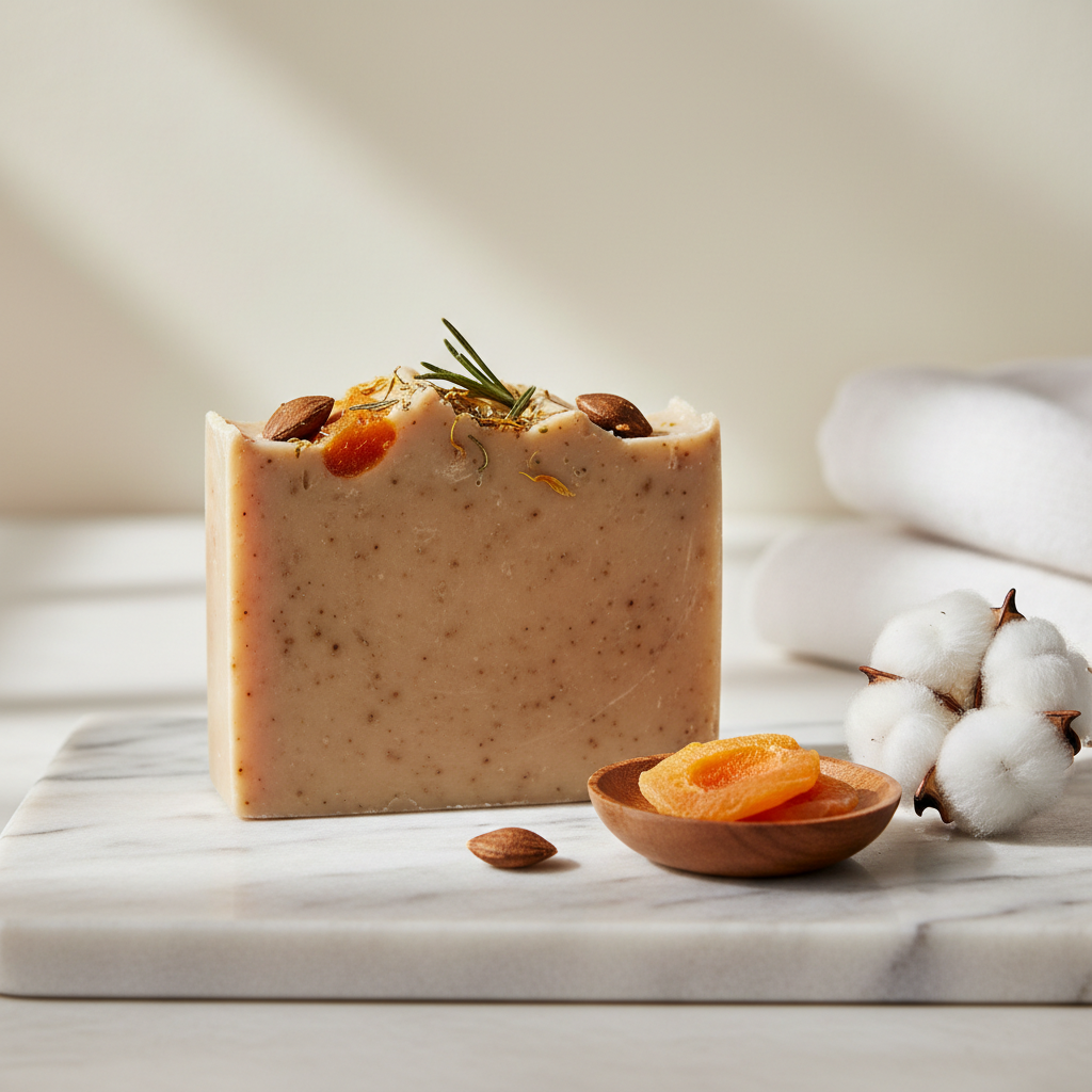 Apricot Shea Butter Artisan Soap Bar